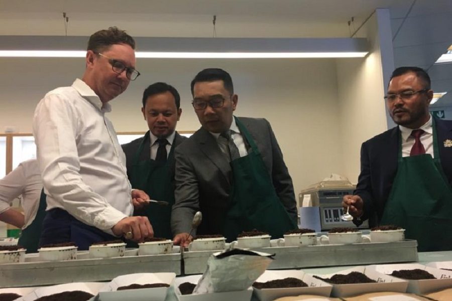 Ridwan Kamil Pasarkan Teh Jawa Barat di Inggris