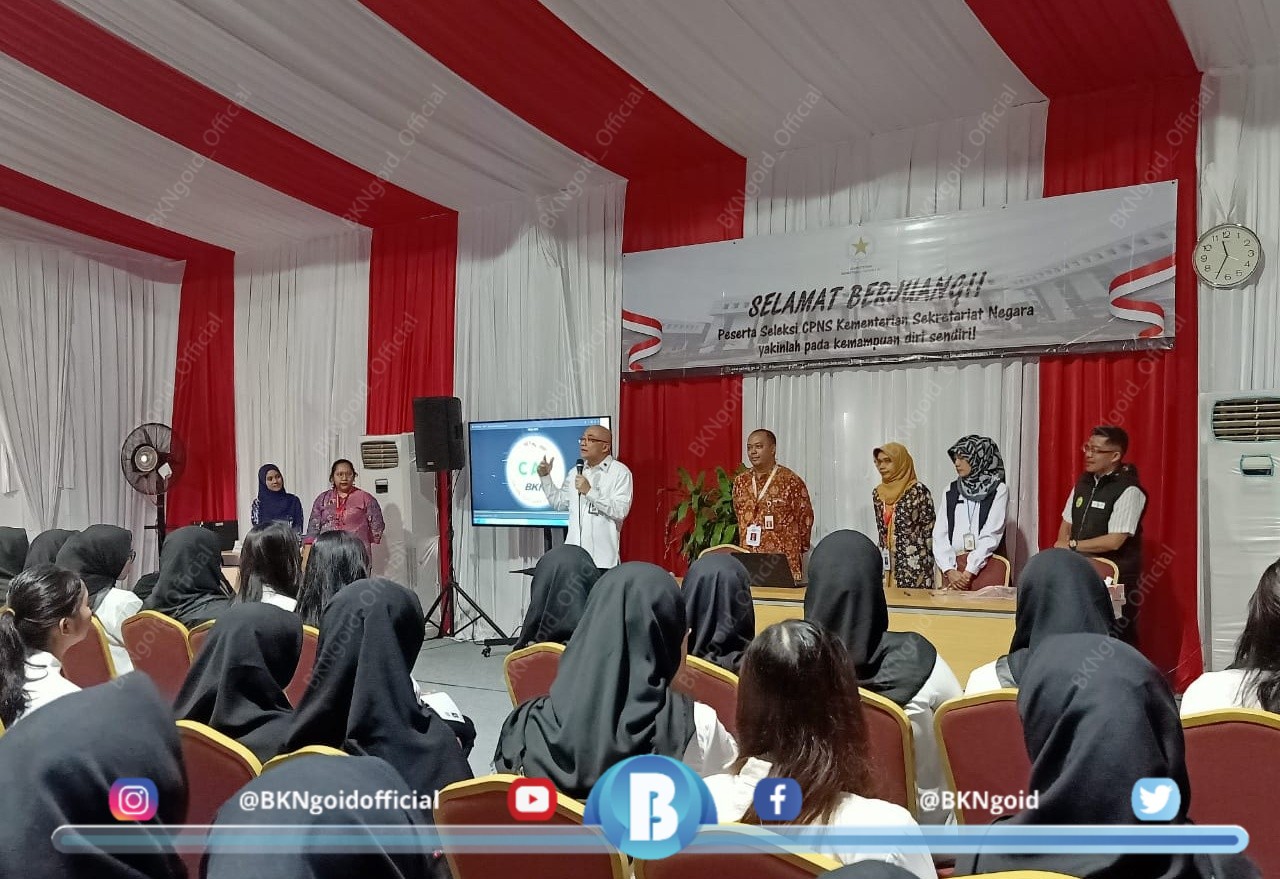 Bima juga memastikan rangkaian tahapan sebelum peserta mengikuti ujian telah dijalankan oleh Panitia sesuai dengan ketentuan yang berlaku