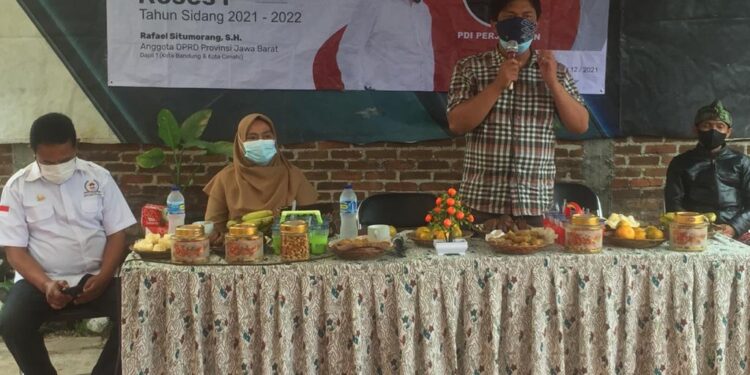 Anggota DPRD Provinsi Jawa Barat, Rafael Situmorang menyelenggarakan reses di Kel. Pakemitan, Bandung. (foto: istimewa)