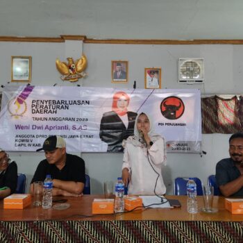 Anggota Komisi V DPRD Jawa Barat, Weni Dwi Aprianti sosialisasikan perda no 2 tahun 2021 tentang Penyelenggaraan Pelindungan Pekerja Migran Indonesia asal Jawa Barat