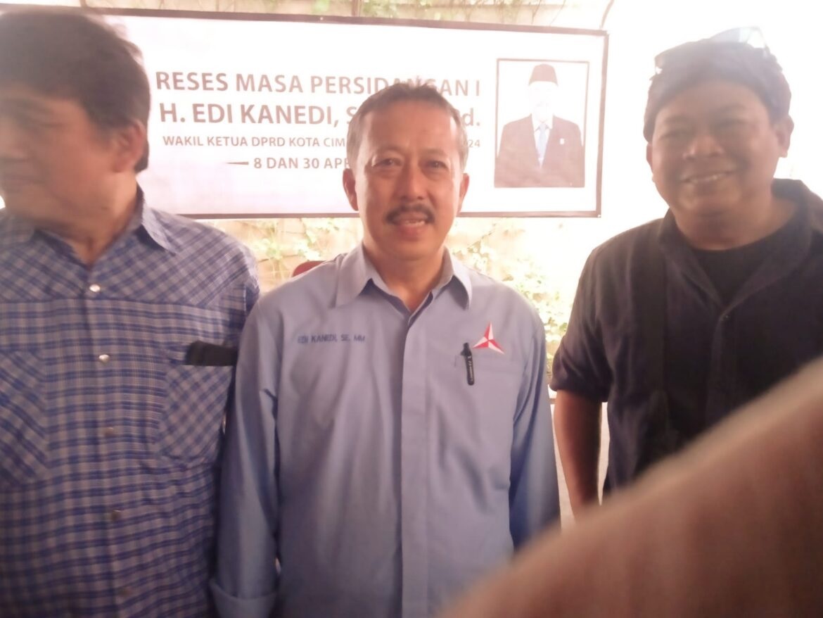 Anggota DPRD Kota Cimahi Edi Kanedi Terima Aspirasi Masyarakat Terkait Air Bersih