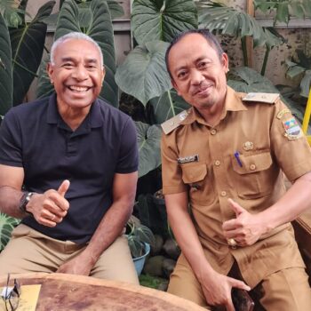 Kepala Dinas Pariwisata Kota Jayapura, Matias Benoni Mano kunjungi Rumah Kelinci, Diskusi pengembangan pariwisata Desa Kertawangi