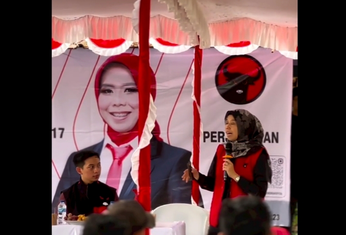 Wakil Ketua DPRD Jawa Barat, Ineu Purwadewi saat memberikan sosialisasi Perda Provinsi Jawa Barat nomor 5 Tahun 2015 di Kabupaten Subang, Sabtu, 15 Juli 2023
