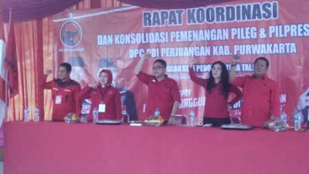 DPC PDI Perjuangan Kabupaten Purwakarta gelar konsolidasi dan Rapat koordinasi pemenangan pemilu legislatif dan presiden 2024