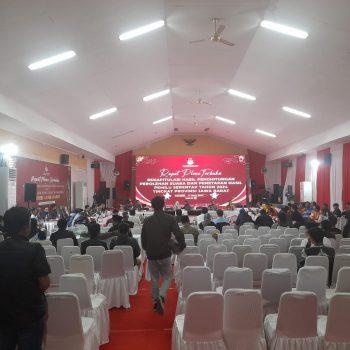 Rapat Pleno Terbuka Serentak Tingkat Nasional 2024 di Laksanakan KPU Jabar Terlambat