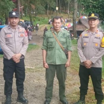 Perhutani bersama Polsek Kiara Pedes Gelar Patroli Bersama Di Wisata Langlang Panyawangan
