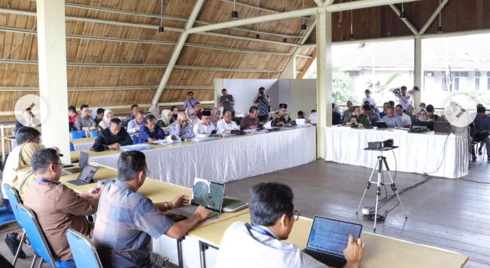 Anggota Komisi IV DPRD Jabar gelar rapat LKPJ 2023 bersama mitra di Situ Ciburuy, KBB, 3 April 2024