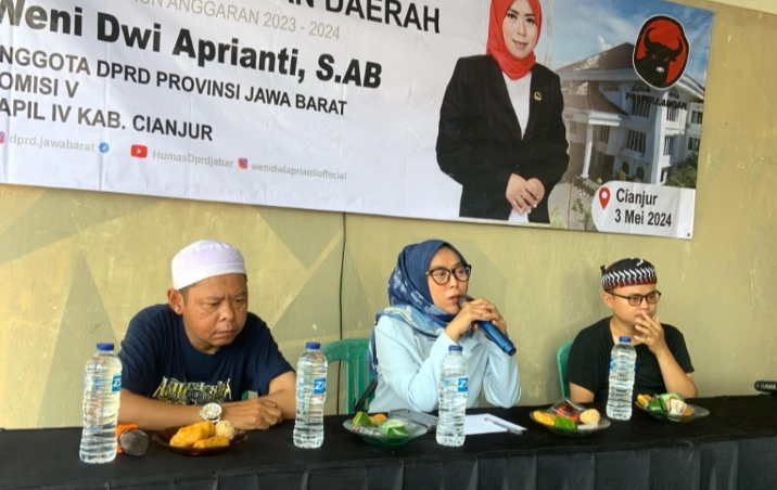 Anggota Komisi V DPRD Jawa Barat Weni Dwi Aprianti sosialisasikan Perda Perlindungan Anak, Jumat 3 Mei 2024