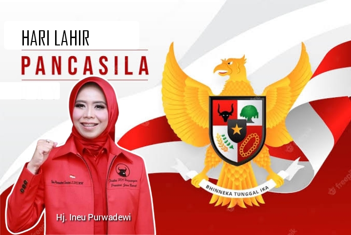 Wakil Ketua DPRD Jawa Barat, Dr. Hj. Ineu Purwadewi Sundari,S.Sos., MM sampaikan Selamat Hari Lahir Pancasila