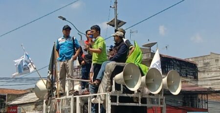 Aliansi Serikat Buruh dan Pekerja Kota Cimahi gelar dukungan politik untuk Ngatiyana Adhitia maju jadi walikota dan wakil walikota Cimahi 2024-2029