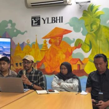 Tangkapan foto konferensi pers YLBHI.