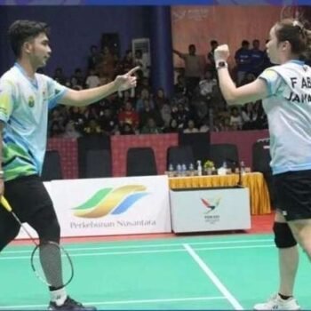 Menuju Jabar Hattrick Juara, Rafi – Farica Sumbang Emas dari Bulutangkis