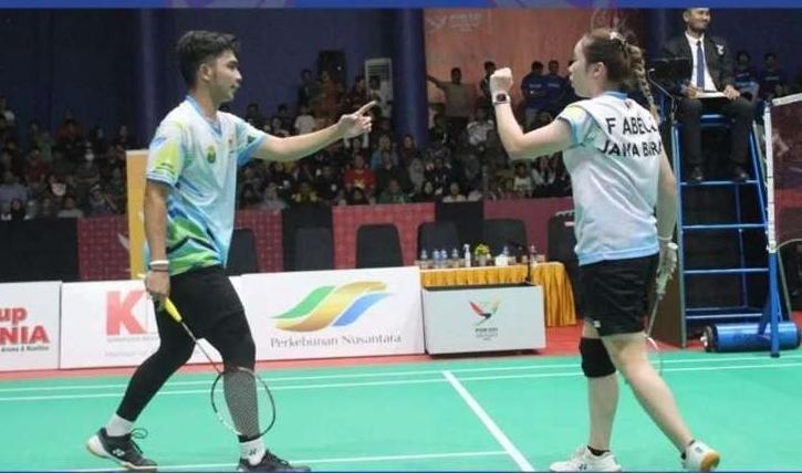 Menuju Jabar Hattrick Juara, Rafi – Farica Sumbang Emas dari Bulutangkis