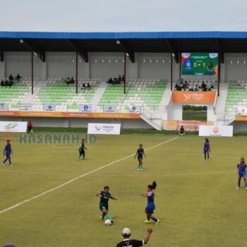 Tim Sepakbola Putri Jabar Saat Menyerang Bangka Belitung (07/09/2024) / Farhan