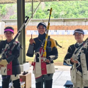 Audrey Mendapatkan Medali Emas di Nomor 50m Rifle 3 pos women indvidu/DOK.KONI JABAR