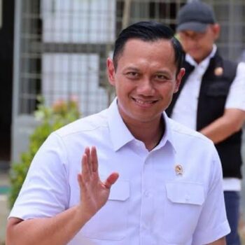 Tangkapan foto Menteri Agraria dan Tata Ruang/Kepala Badan Pertanahan Nasional (ATR/BPN), Agus Harimurti Yudhoyono (AHY).
