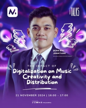 CEO Wahana Media Entertainment Kupas Habis Transformasi Industri Musik Digital dalam Webinar MAXY Academy 3