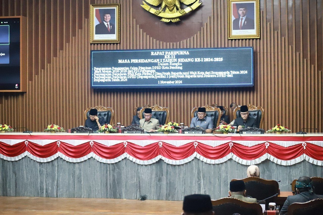 Rapat Paripurna Umumkan Calon Pimpinan DPRD dari PDI Perjuangan serta 6 Usulan Raperda