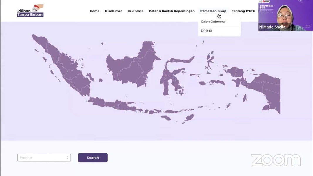 IYCTC mengadakan konferensi pers menjelang Pilkada 2024 dengan tema “Kawal Pilkada - Kawal Kesehatan Warga” (22112024)/Noviana
