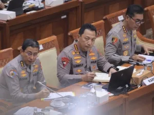 Tangkapan foto Kapolri Jenderal Pol. Listyo Sigit Prabowo