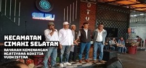 Koordinator Kelurahan Kecamatan Cimahi Selatan Rayakan Syukuran Kemenangan Ngatiyana Adhitia Yudhistira