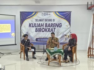 Kegiatan Kuliah Bareng Birokrat dengan tema “Keterbukaan Informasi untuk Mewujudkan Pelayanan Publik yang Transparan” (20/12/2024)