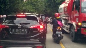 Tangkapan foto kemacetan