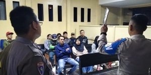 Tangkapan foto Polres Pameungpeuk, Kabupaten Bandung.