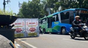 Tangkapan foto proyek galian di Kota Bandung