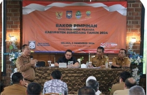 Pasca Pilkada, Yudia Gelar Rakor Evaluasi Desk Pilkada Sumedang 2024 7