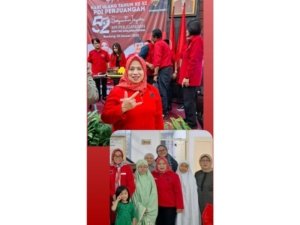 Diah Fitri Maryani Rayakan HUT PDI Perjuangan dengan Ziarah dan Aksi Sosial