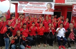 DPC PDI Perjuangan Kota Cimahi peringat HUT Ke 52, Jumat 10/01/2024.