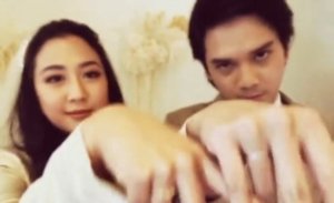 Foto pernikahan Sherina Munaf dengan Baskara Putra (sumber ig baskaramahendra)