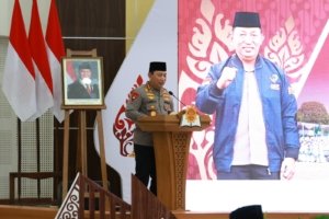 Tangkapan foto Kapolri (Sumber: Polrestabes Bandung)
