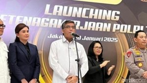 Tangkapan foto Menteri Ketenagakerjaan (Menaker) Yassierli (Sumber: Polrestabes Bandung)