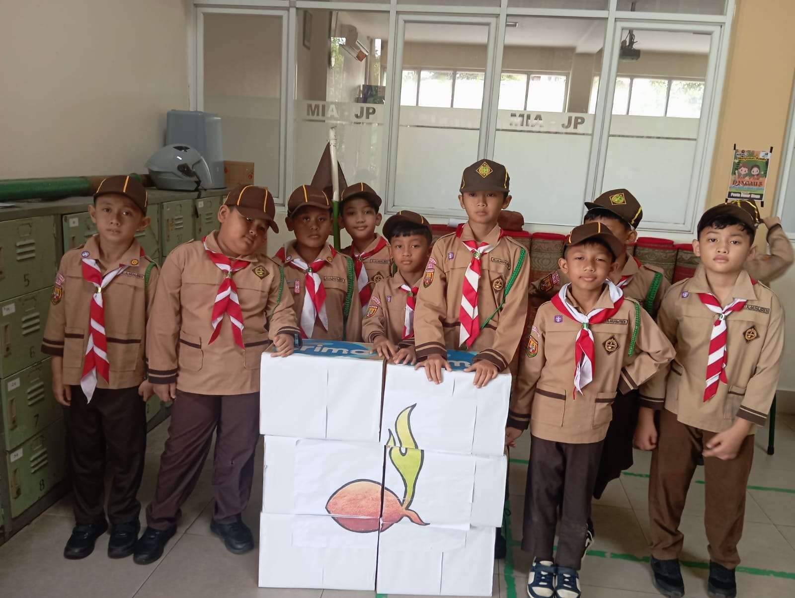 Kegiatan ekstrakurikuler Pramuka di sekolah. (Foto: Dokumentasi RRI)