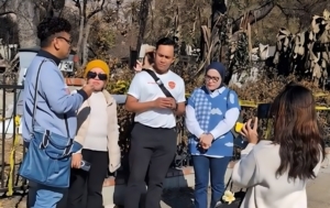 Uya Kuya Hentikan Rekaman Setelah Ditegur Korban Kebakaran di Los Angeles 3