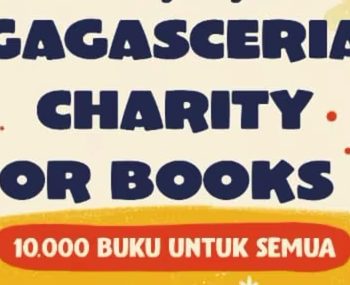 Poster Gagasceria Charity For Books 5 (sumber ig: @sekolahgagasceria