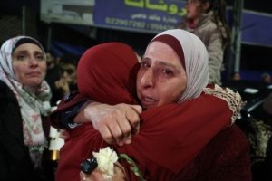 Tangkapan foto 110 tahanan asal Palestina akhirnya dibebaskan (Sumber: Reuters)