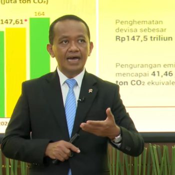Tangkapan foto Menteri ESDM Bahlil (Sumber: Kementrian ESDM)