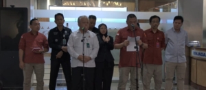 Tangkapan foto konferensi pers Kejagung mengenai kasus korupsi minyak di PT Pertamina. (Sumber: Kejaksaan RI)