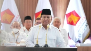 Prabowo Subianto Beri Arahan kepada Elite KIM di Hambalang 2