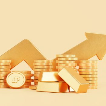 Ilustrasi kenaikan harga emas. (Sumber: Freepik)