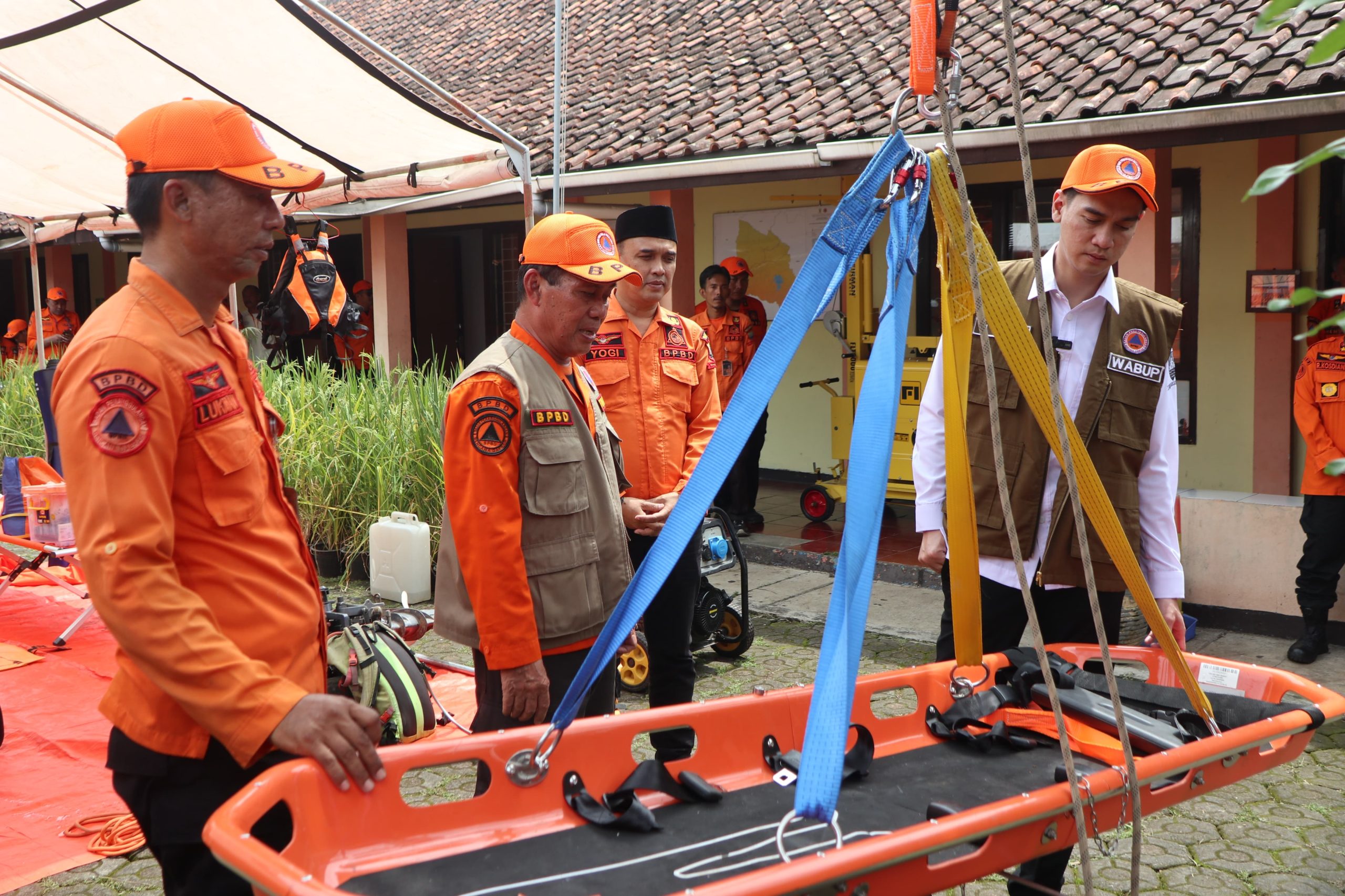 Wabup Fajar Cek Sapras di BPBD