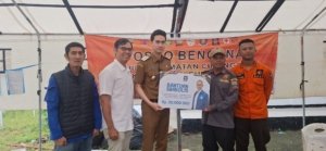 Bantuan untuk Penanganan Banjir Cimanggung dari Wakil Ketua MPR dan Anggota DPR RI Disalurkan melalui Aplikasi Si Tabah