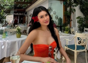 Selebgram Michelle Halim tengah berlibur (sumber ig: @michellehalim)