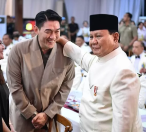 Tangkapan Ifan Seventeen dan Presiden RI, Prabowo. (Sumber: Instagram Ivan Seventeen)