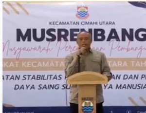 Ketua DPRD Kota Cimahi Hadiri Musrenbang Kecamatan Cimahi Utara 2