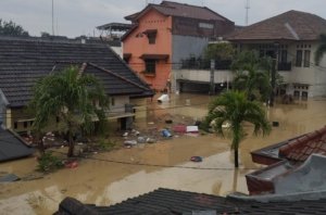 Tangkapan foto banjir. (Sumber: Istimewa)