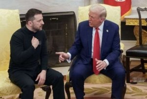 Tangkapan foto Trump dan Zelensky. (Sumber: X - White House)